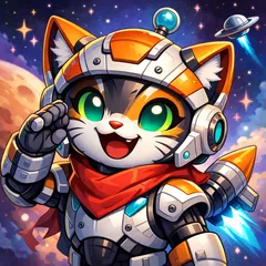 Colorful cartoon animal avatar with bright expressive features for profile picture.