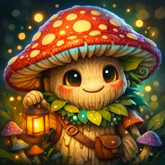 Colorful, cartoon-style monkey avatar with a friendly smile, wearing striped clothes, against a bright background